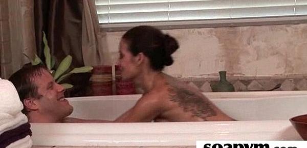  a very hot soapy massage and a hard fucking 28